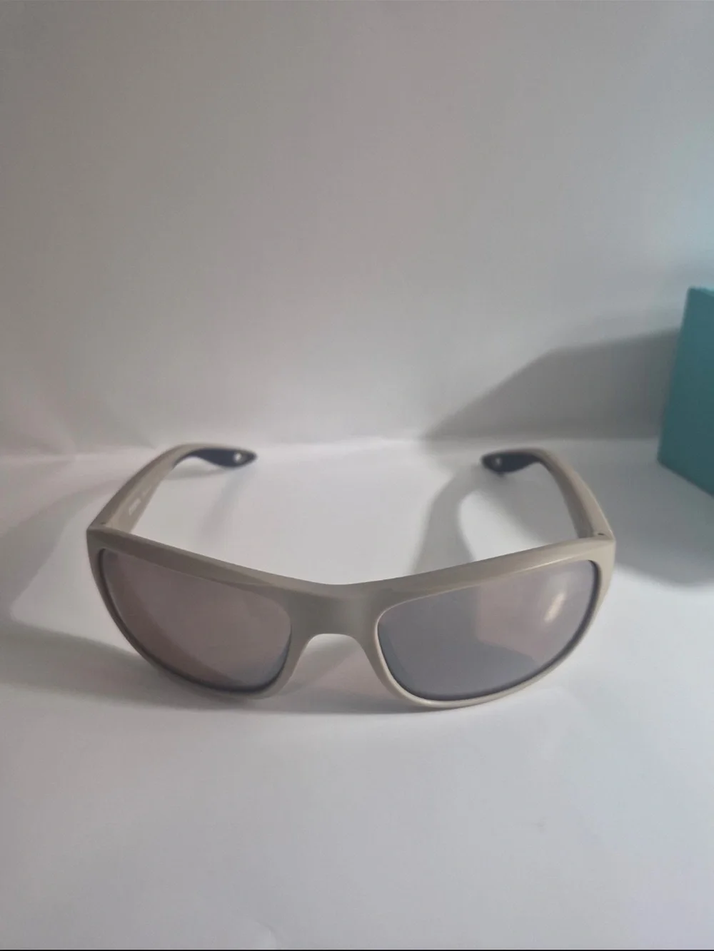 Costa Gray Wrap Sunglasses with Subtle Mirrored Lenses